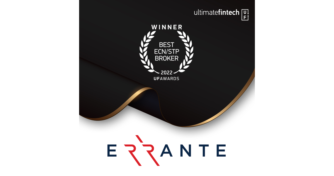 Errante Wins Global Best ECN/STP Broker 2022